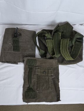 U.S. Army Duffel Bag..1984.. Salvaged And Ready For Re-purposing.
